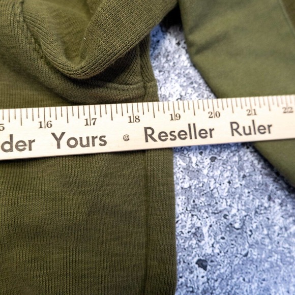 Ben Sherman Mens Jacket Size M Green Knit Nylon & Cotton Bomber Style Jacket - Picture 10 of 14